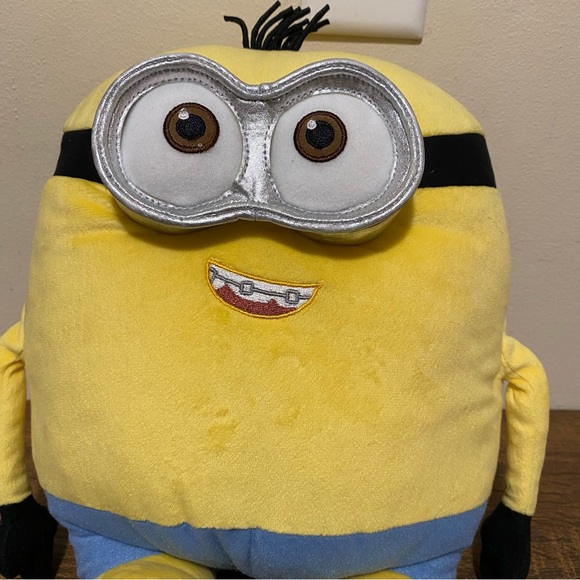 Build A Bear Otto Minion Braces Plush BAB Workshop Despicable Me The Rise of Gru - Picture 10 of 11